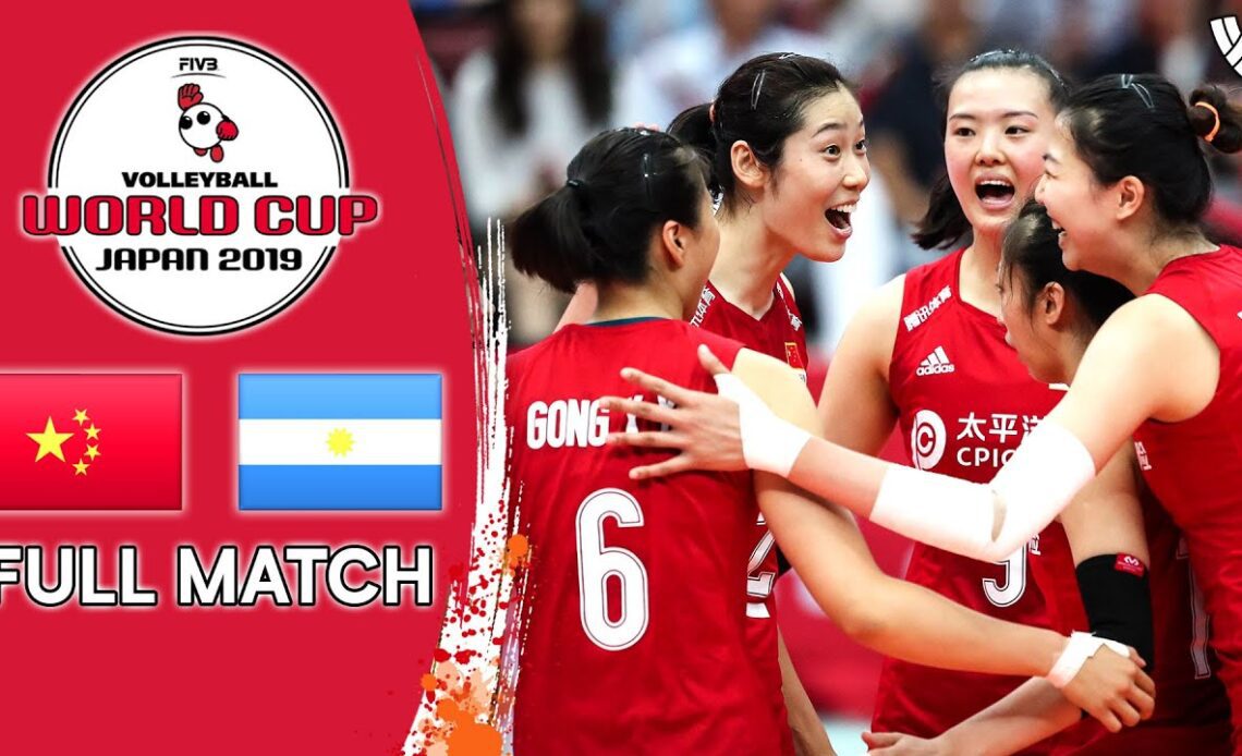 China 🆚 Argentina - Full Match | Women’s Volleyball World Cup 2019