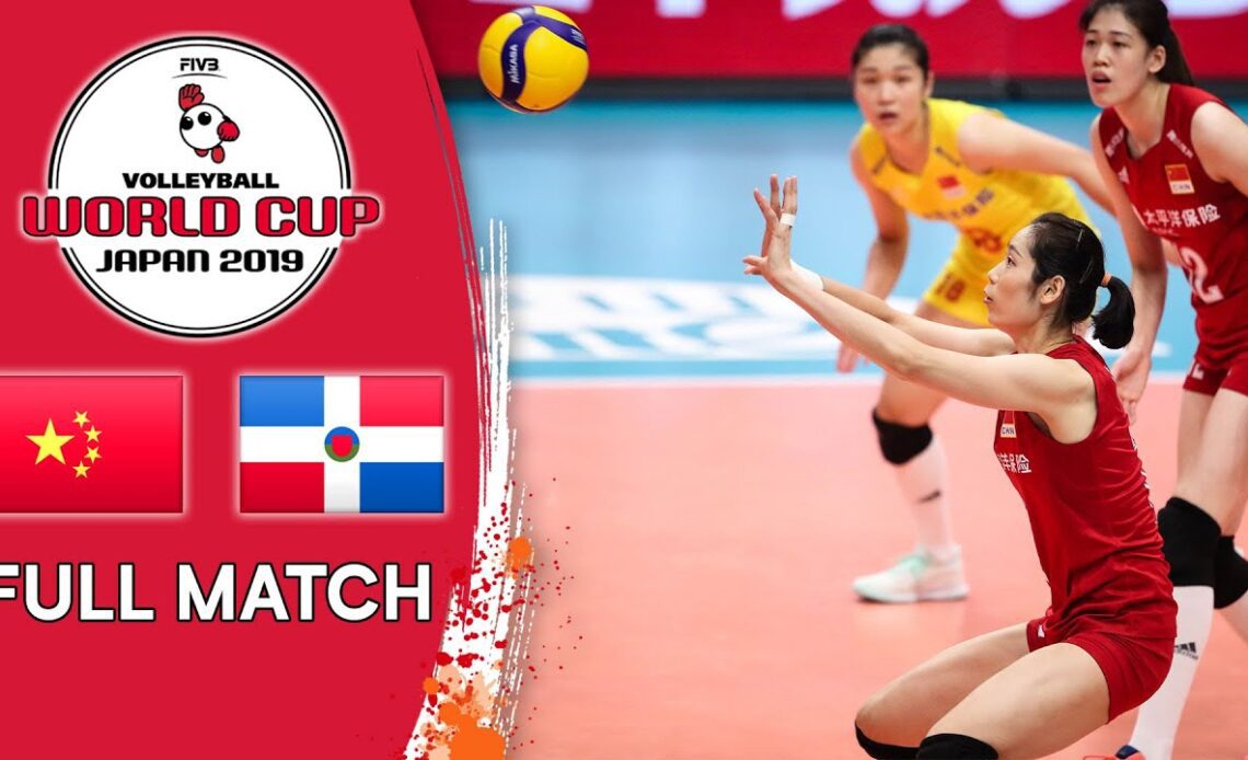 China 🆚 Dominican Republic - Full Match | Women’s Volleyball World Cup 2019