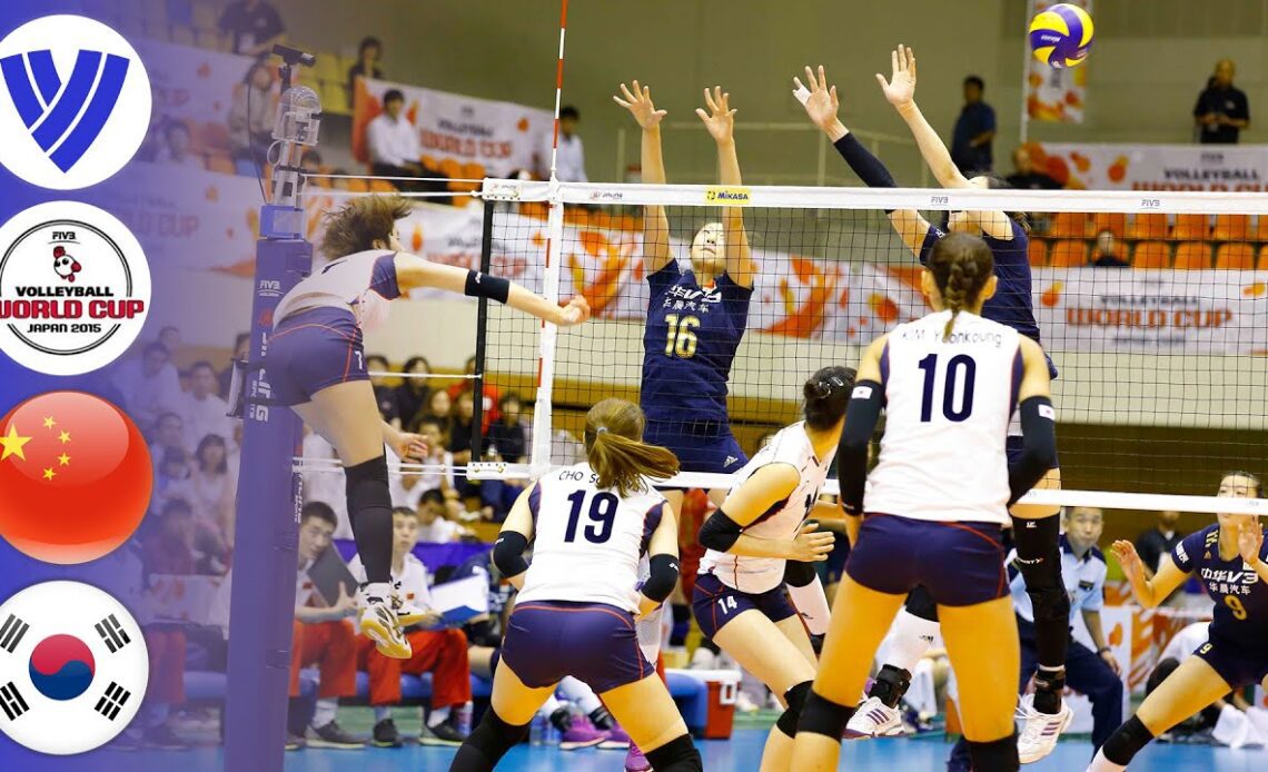 China vs. Korea - Full Match | Women's Volleyball World Cup 2015