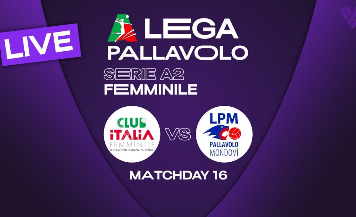 Club Italia vs. Mondovi - Full Match | Women's Serie A2 | 2021/22