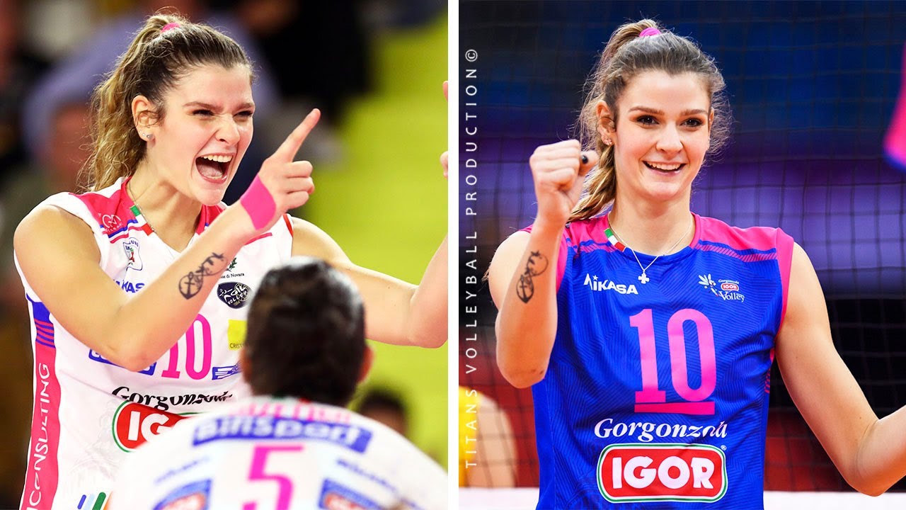 Cristina Chirichella Fantastic Volleyball Spikes Vnl 2022 Vcp Volleyball 4076