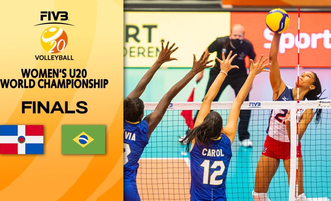 DOM vs. BRA - Full Final 7-8 | Women's U20 Volleyball World Champs 2021