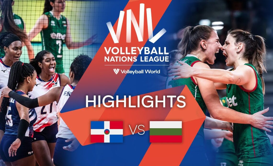 🇩🇴 DOM vs. 🇧🇬 BUL - Highlights Week 3 | Women's VNL 2022