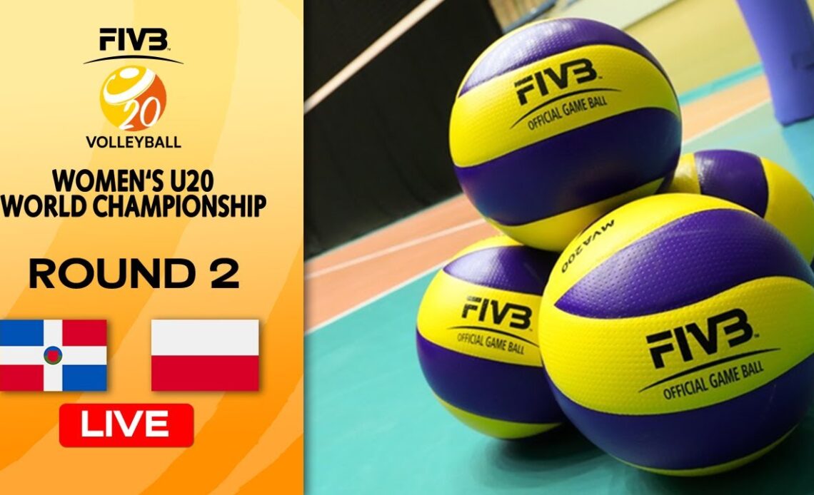 DOM vs. POL - Full Match | Round 2 | Women's U20 Volleyball World Champs