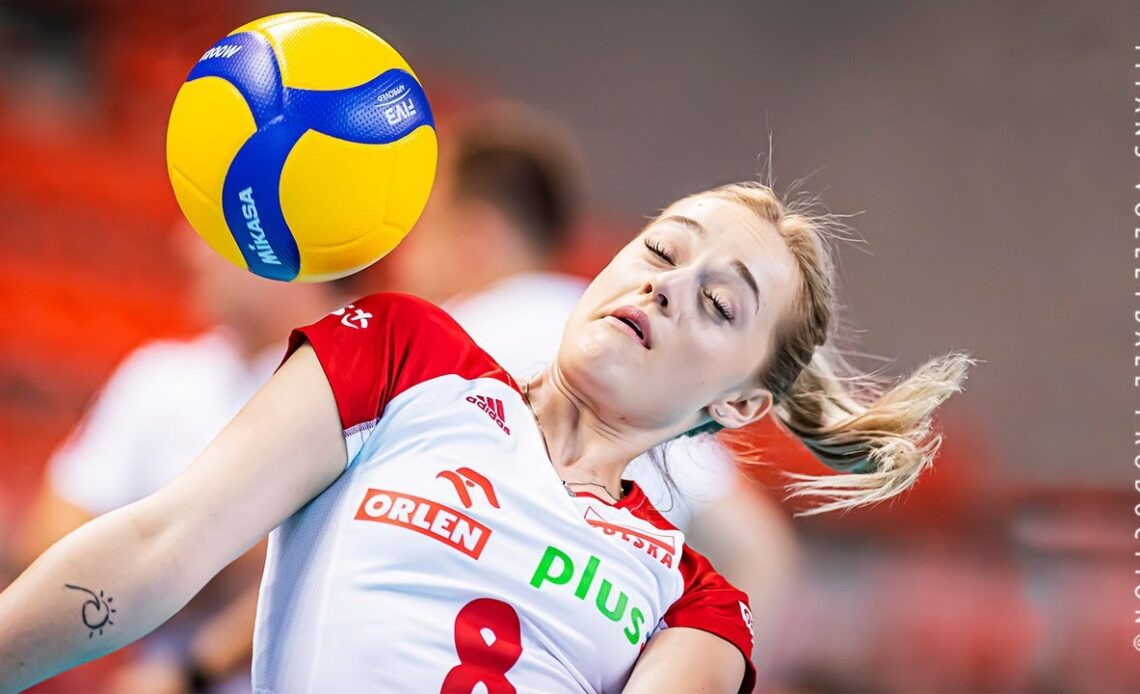 Darling and Talented Volleyball Libero from Poland - Maria Stenzel | VNL 2021