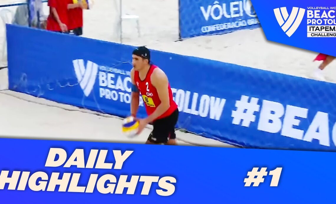 Day 1 of Itapema 2022! 🔥 Men's Challenge Highlights #BeachProTour