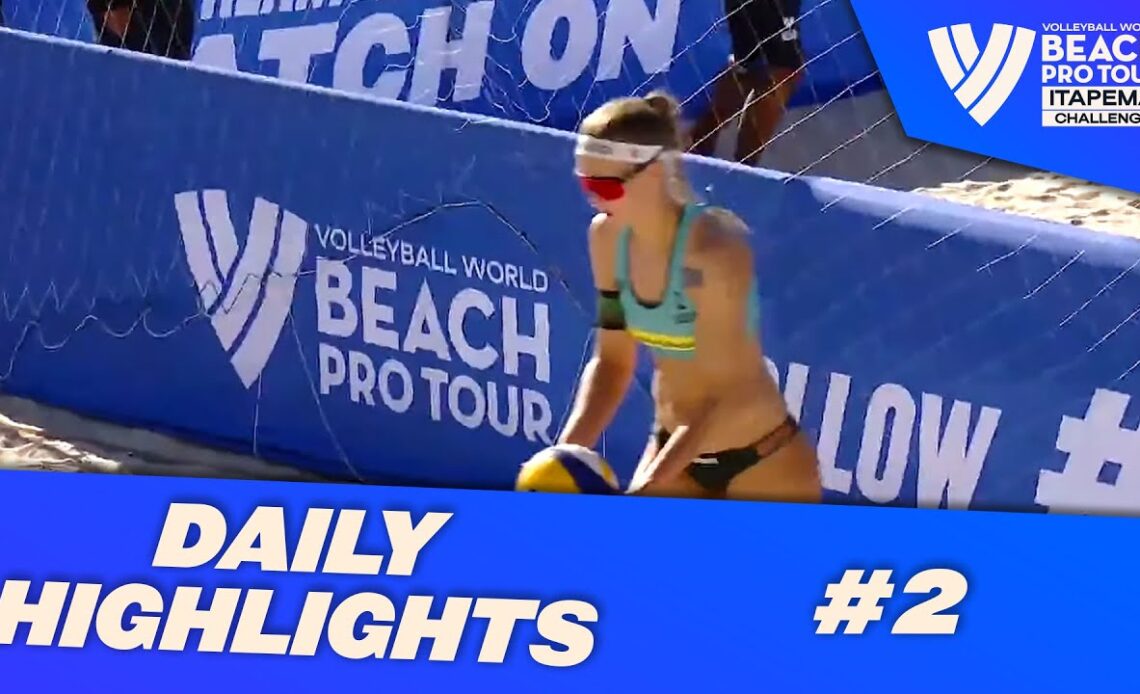 Day 2 of Itapema 2022! 🔥 Women's Challenge Highlights #BeachProTour