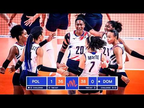 Dominican Republic Destroyed Poland - Longest Decisive Set VNL 2022