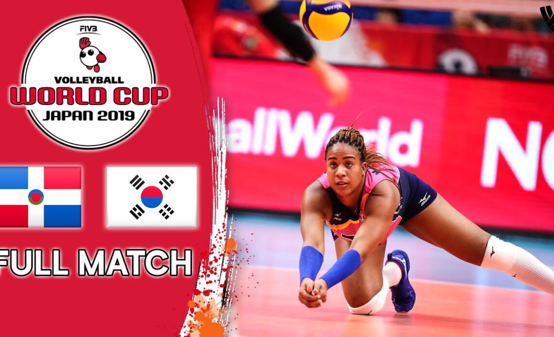 Dominican Republic 🆚 Korea - Full Match | Women’s Volleyball World Cup 2019