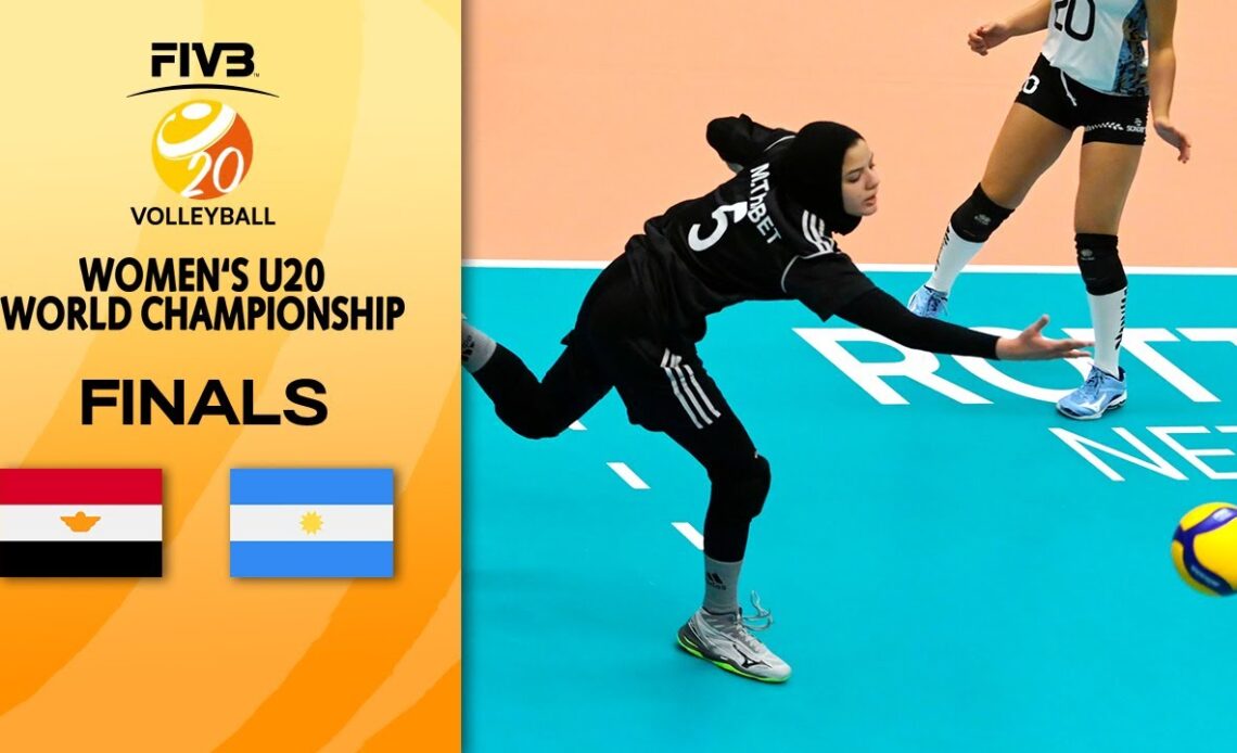 EGY vs. ARG - Full Final 11-12 | Women's U20 Volleyball World Champs 2021