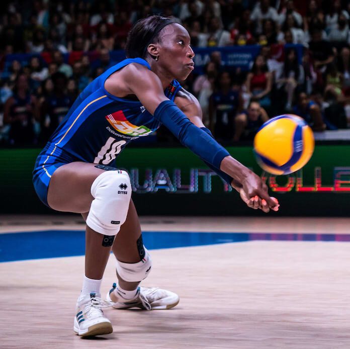 Egonu leads Italy sweep of Brazil for Volleyball Nations League women's crown