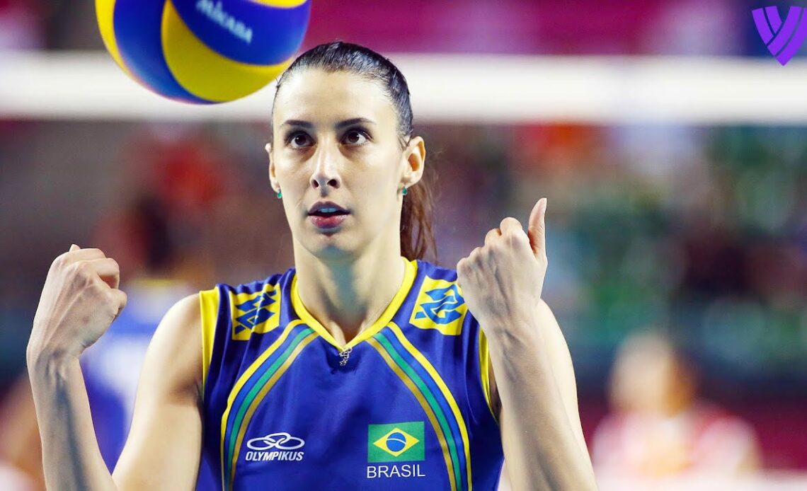 Epic Plays of Sheilla 🇧🇷  Volleyball Legend
