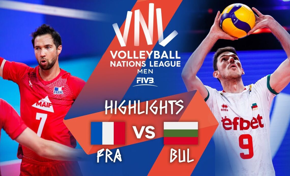 FRA vs. BUL - Highlights Week 1 | Men's VNL 2021