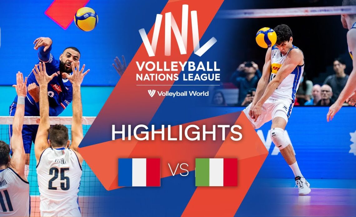 🇫🇷 FRA vs. 🇮🇹 ITA - Highlights Week 1 | Men's VNL 2022