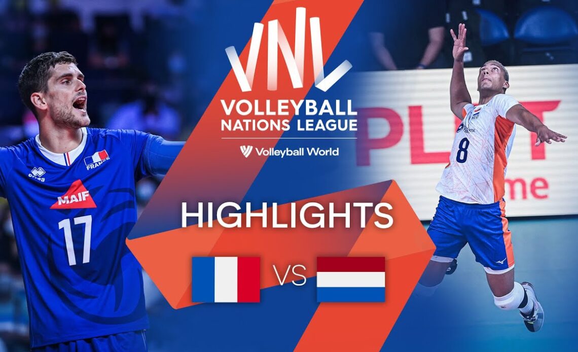 🇫🇷 FRA vs. 🇳🇱 NED - Highlights Week 2 | Men's VNL 2022