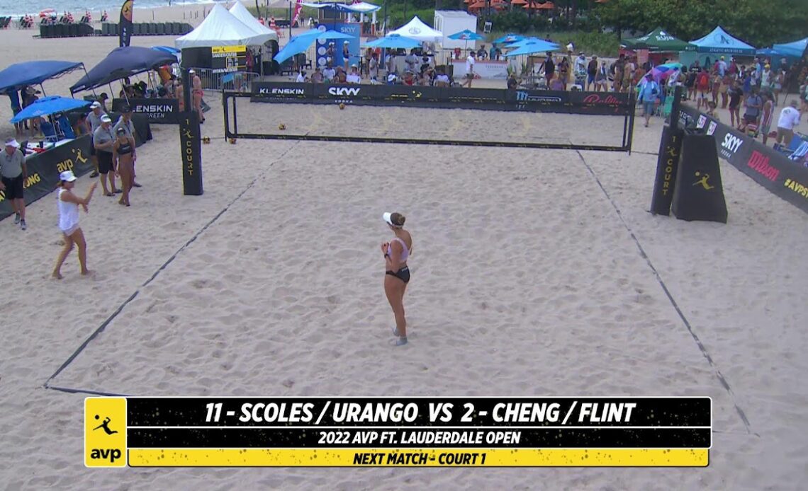 Fort Lauderdale 2022 | Cheng/Flint vs. Scoles/Urango | Women's Semifinal Court 1 | Pro Series