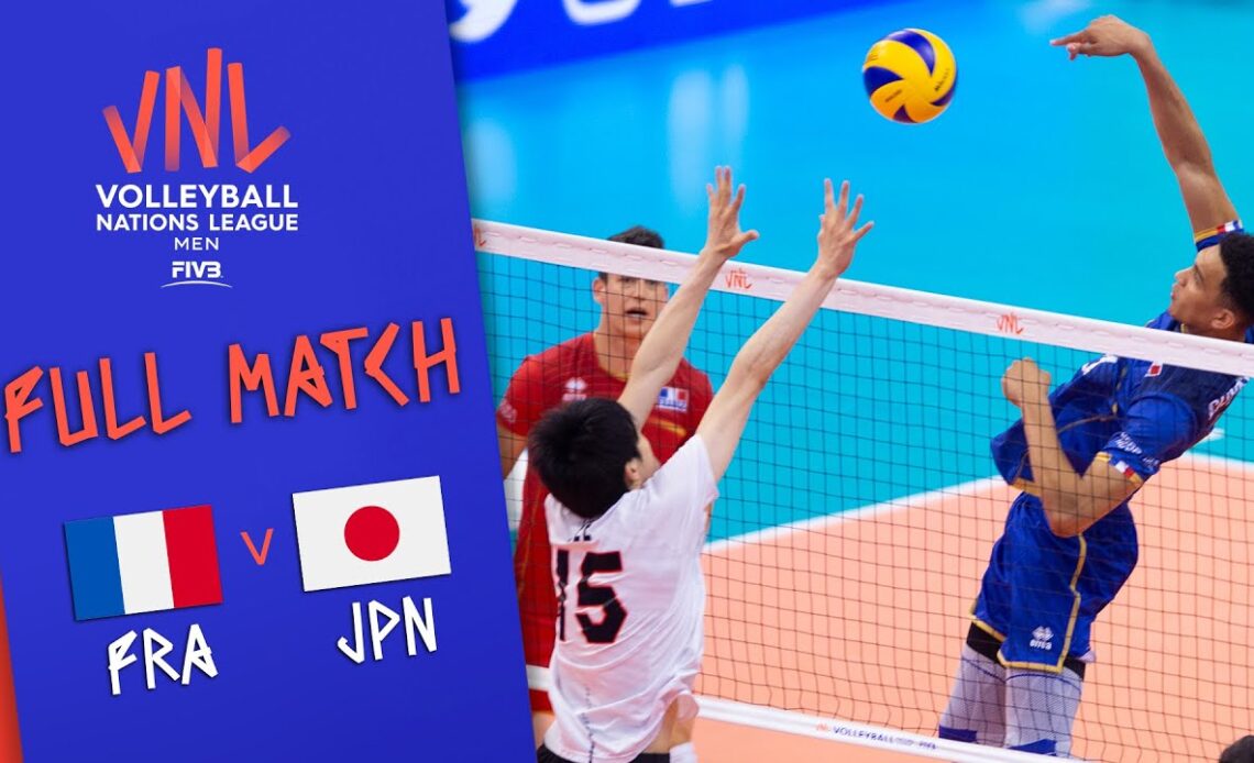 France 🆚 Japan - Full Match | Men’s Volleyball Nations League 2019