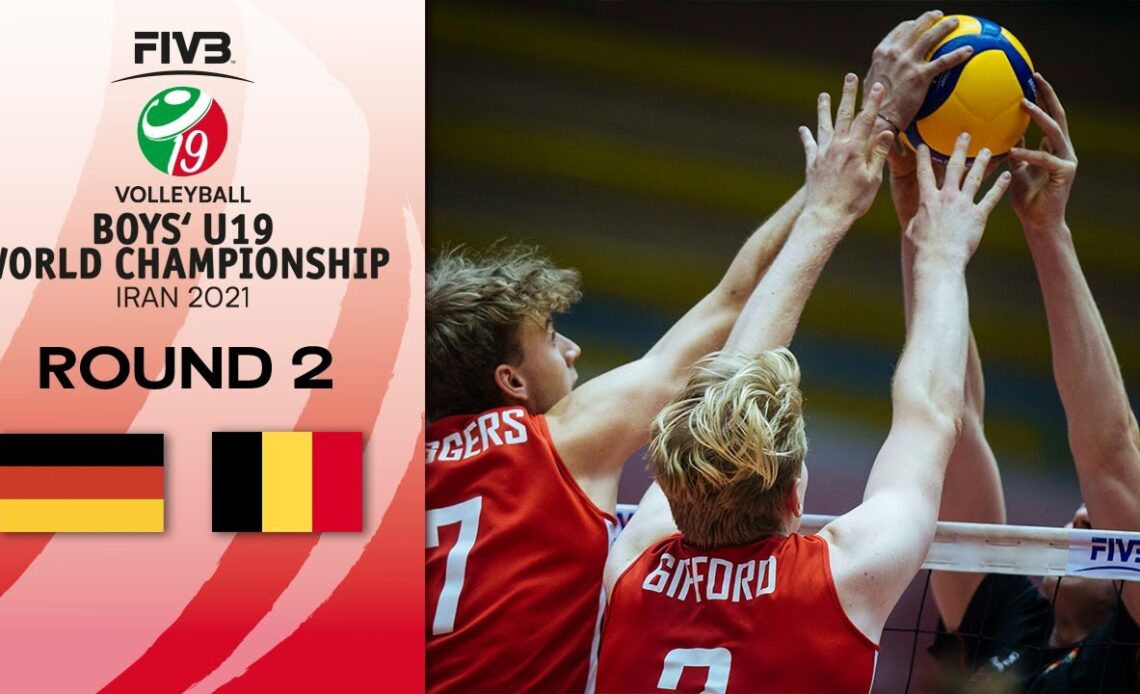 GER vs. BEL - Eightfinals | Boys U19 World Champs 2021