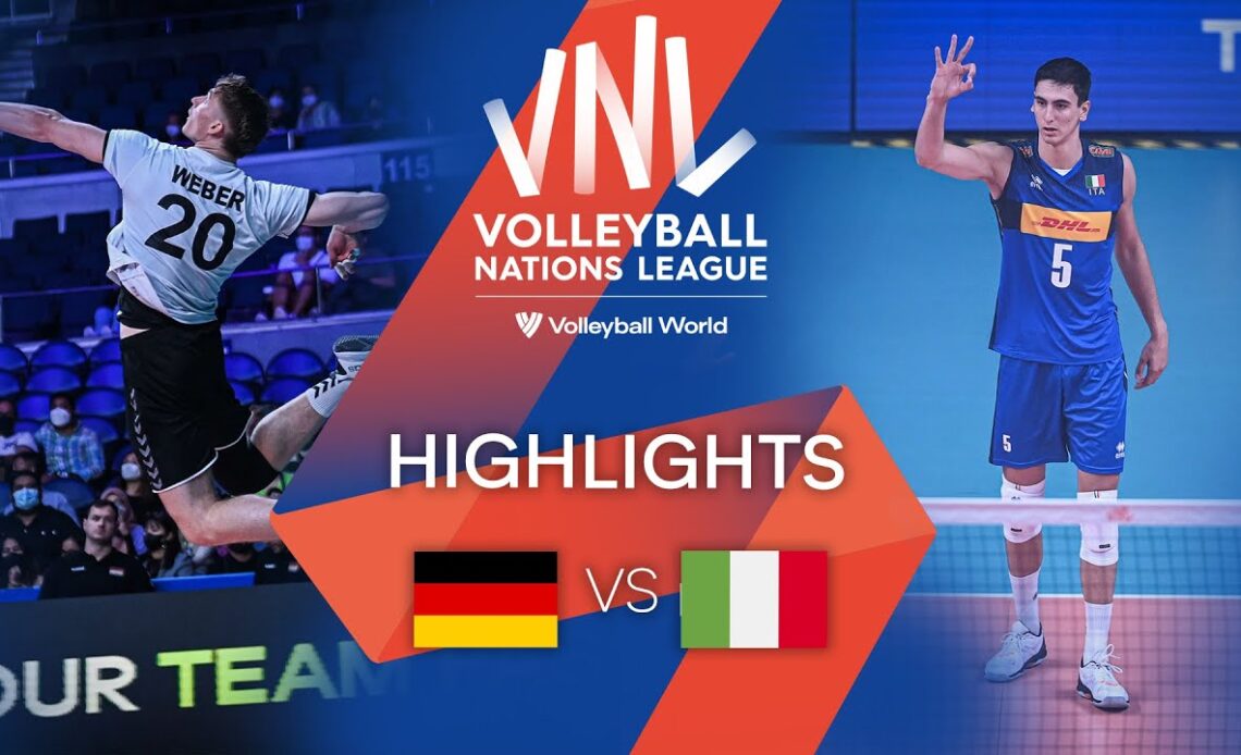 🇩🇪 GER vs. 🇮🇹 ITA - Highlights Week 2 | Men's VNL 2022