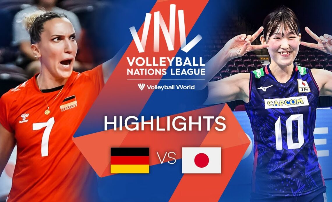 🇩🇪 GER vs. 🇯🇵 JPN - Highlights Week 1 | Women's VNL 2022