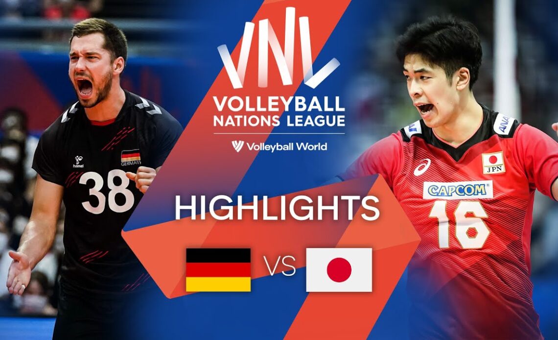 🇩🇪 GER vs. 🇯🇵 JPN - Highlights Week 3 | Men's VNL 2022