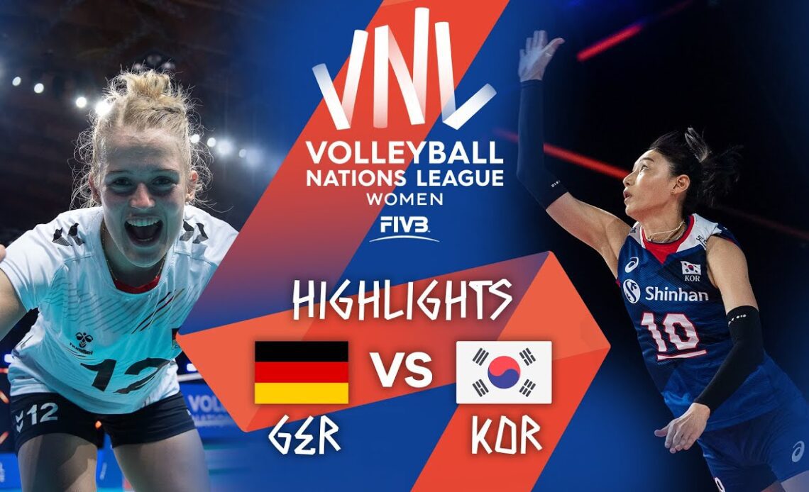 GER vs. KOR - Highlights Week 3 | Women's VNL 2021