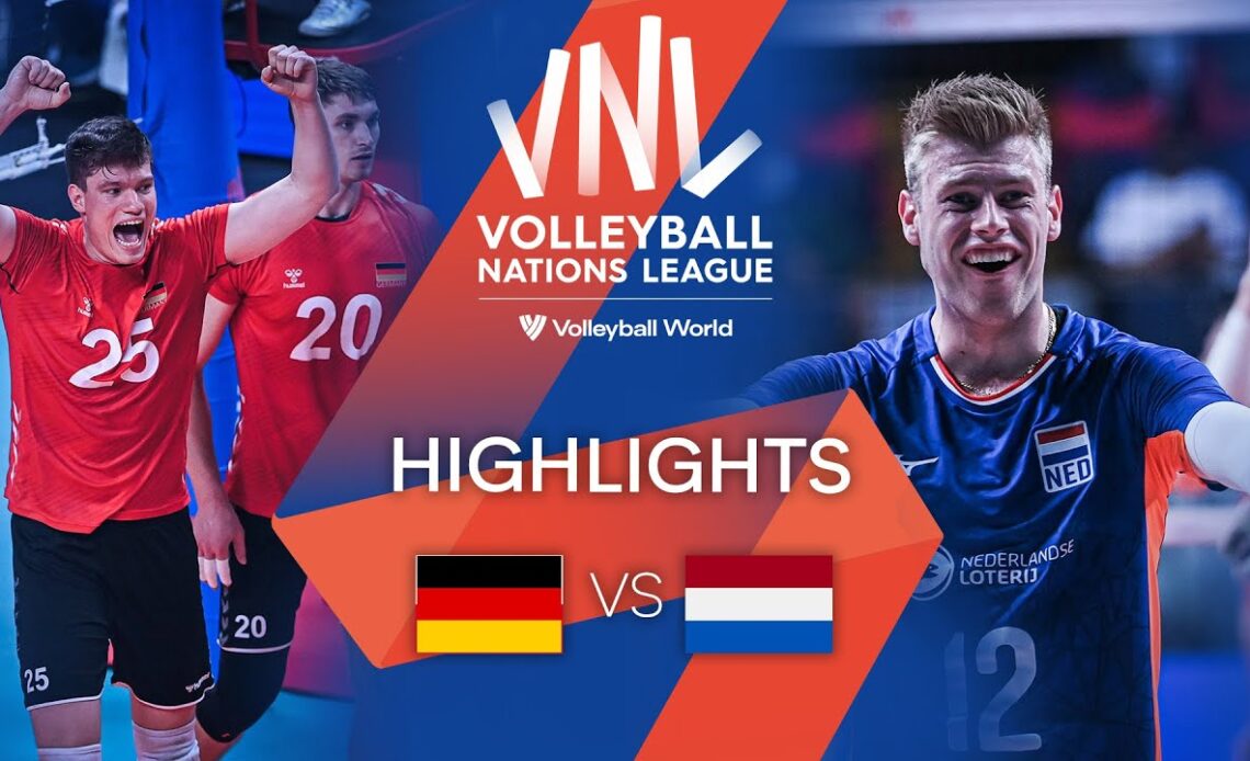 🇩🇪 GER vs. 🇳🇱 NED - Highlights Week 2 | Men's VNL 2022