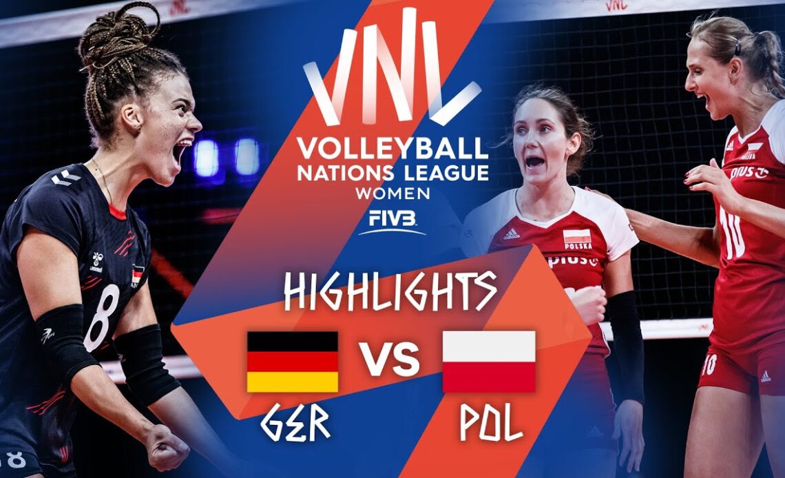GER vs. POL - Highlights Week 4 | Women's VNL 2021