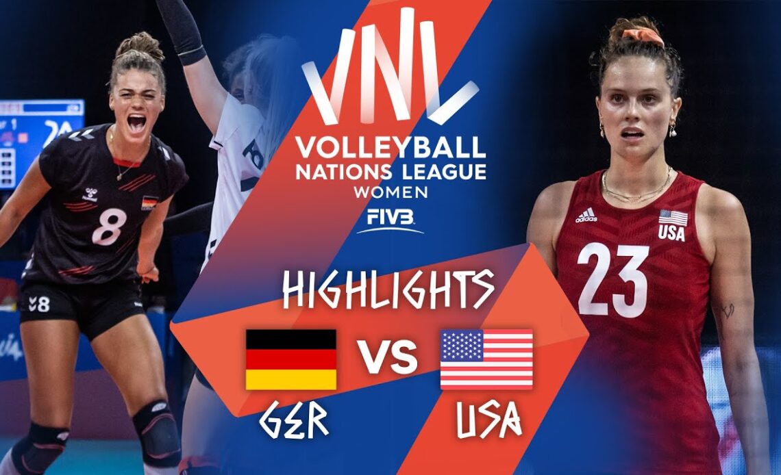 GER vs. USA - Highlights Week 3 | Women's VNL 2021