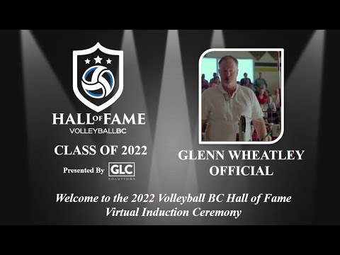 Glenn Wheatley Volleyball BC Hall of Fame Induction Ceremony