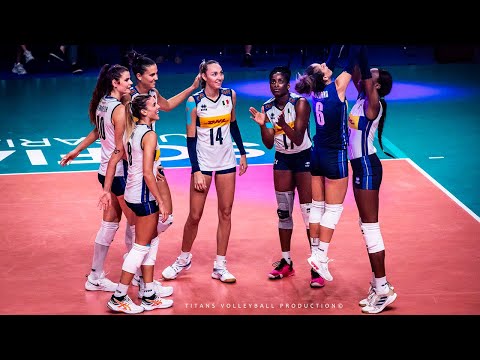 Golden Italy Volleyball Team Shoots on Thailand Volleyball Team 😱 in VNL 2022