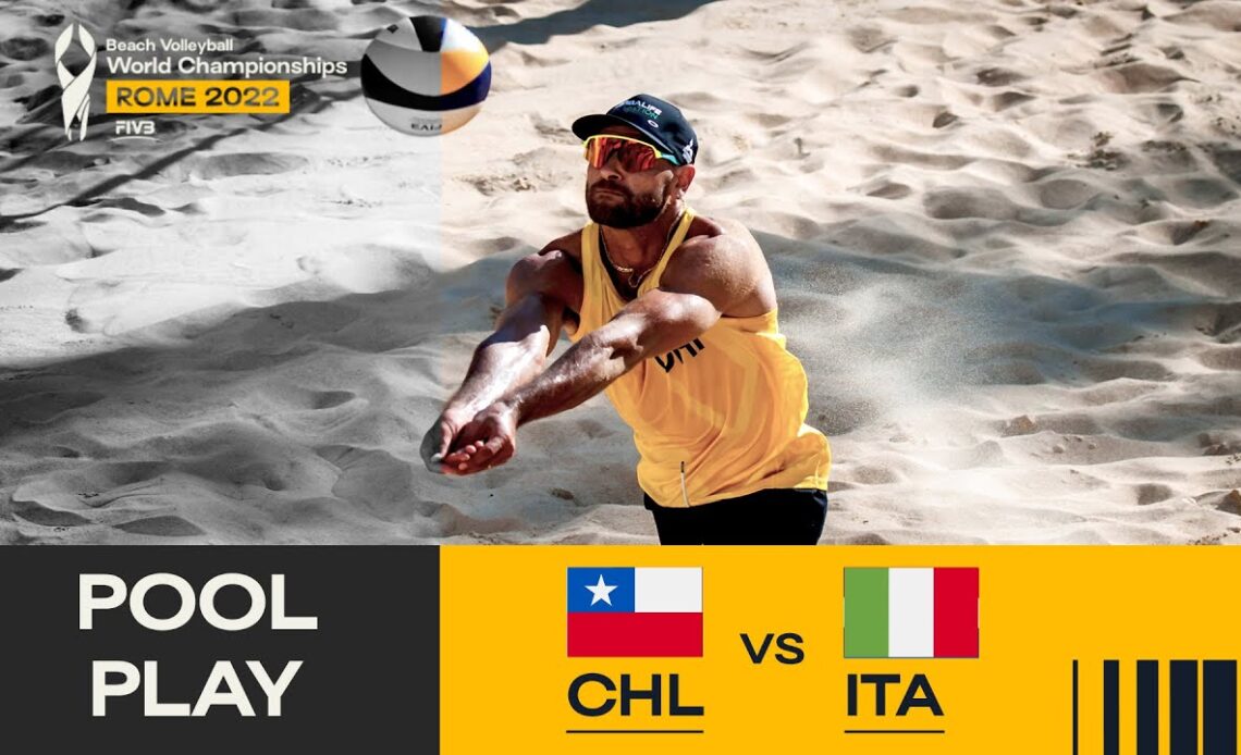 Grimalt M./Grimalt E 🇨🇱 vs. Windisch/Dal Corso 🇮🇹 - Pool Play Highlights Rome 2022 #BeachWorldChamps