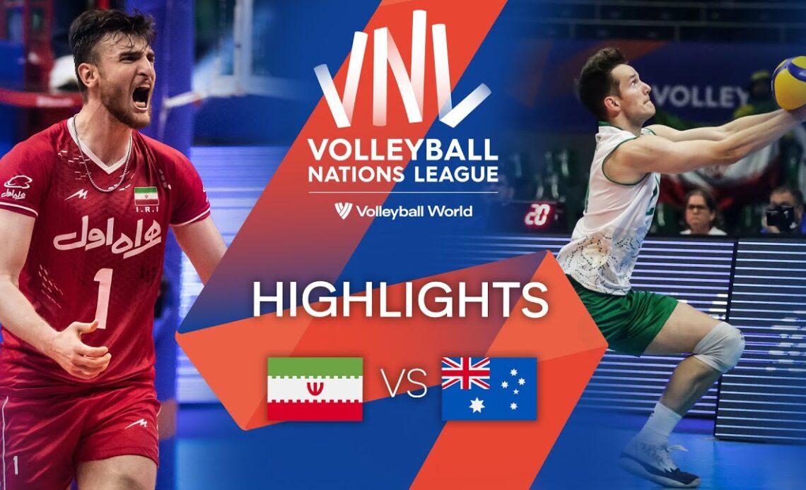 🇮🇷 IRI vs. 🇦🇺 AUS - Highlights Week 1 | Men's VNL 2022