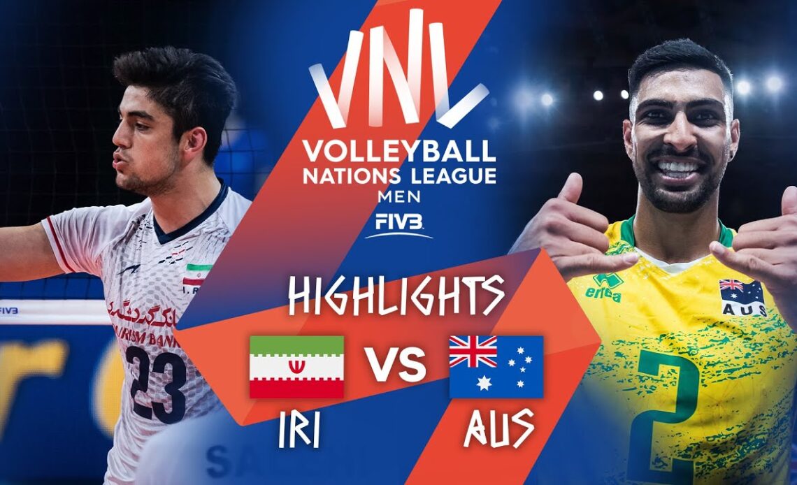 IRI vs. AUS - Highlights Week 4 | Men's VNL 2021