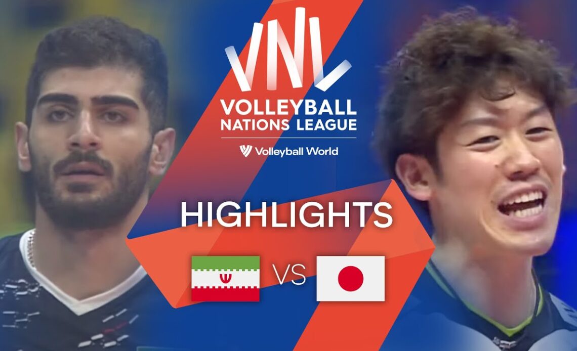 🇮🇷 IRI vs. 🇯🇵 JPN - Highlights Week 1 | Men's VNL 2022