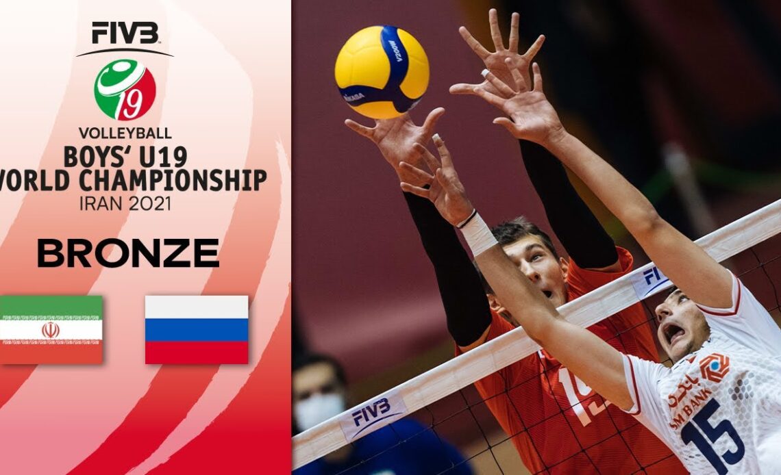 IRI vs. RUS - Full Final 3-4 | Boys U19 Volleyball World Champs 2021