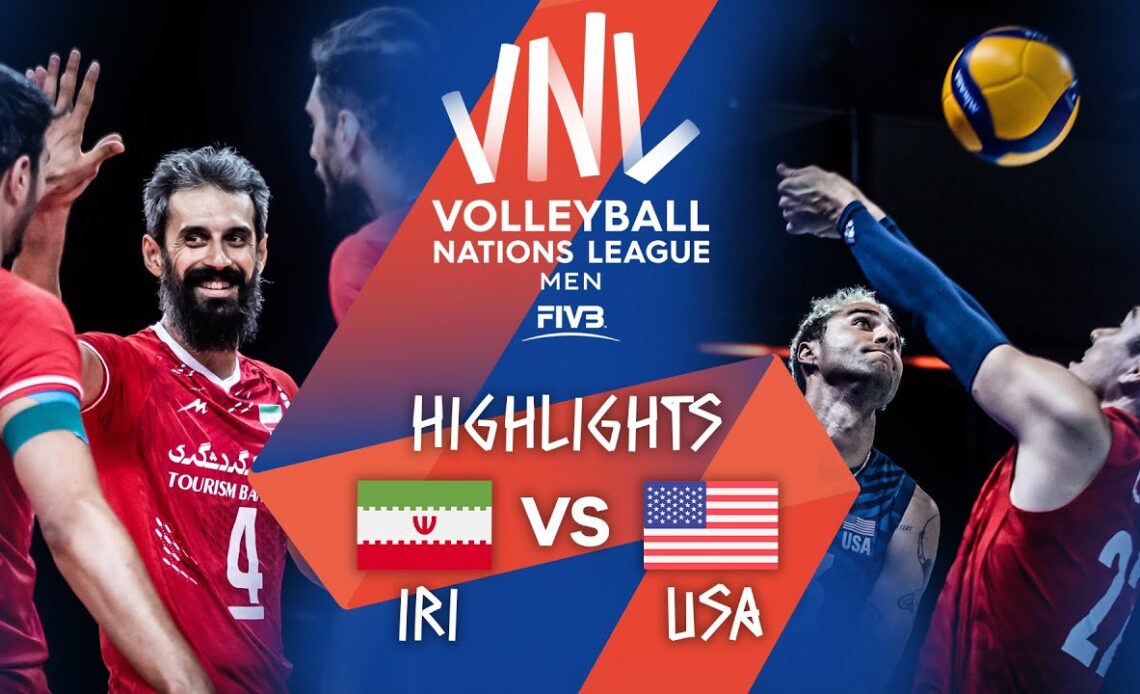 IRI vs. USA - Highlights Week 3 | Men's VNL 2021