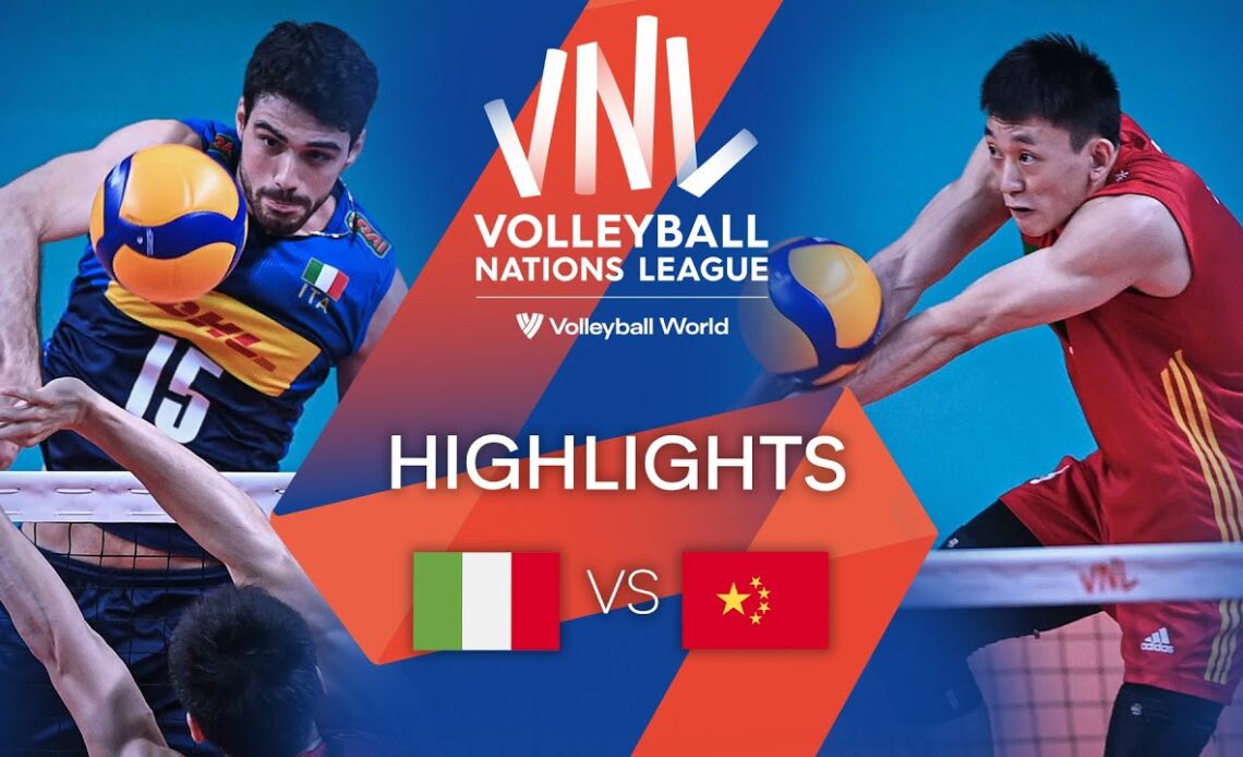 🇮🇹 ITA vs. 🇨🇳 CHN - Highlights Week 2 | Men's VNL 2022