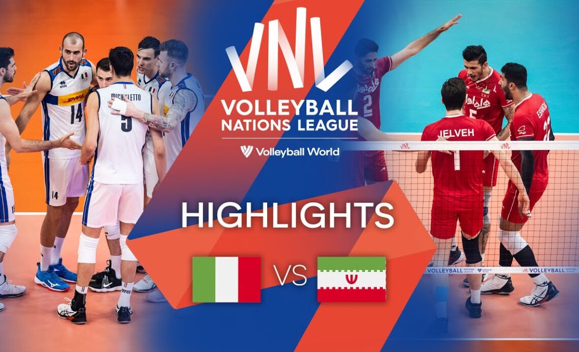 🇮🇹 ITA vs. 🇮🇷 IRI - Highlights Week 3 | Men's VNL 2022