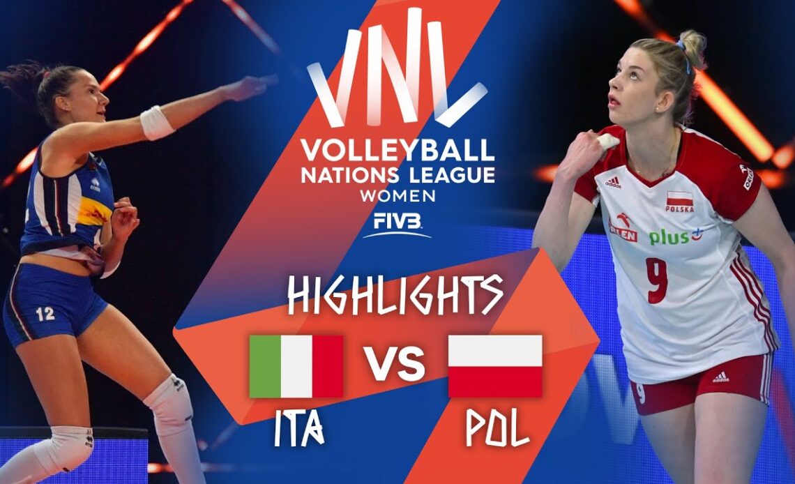 ITA vs. POL - Highlights Week 1 | Women's VNL 2021