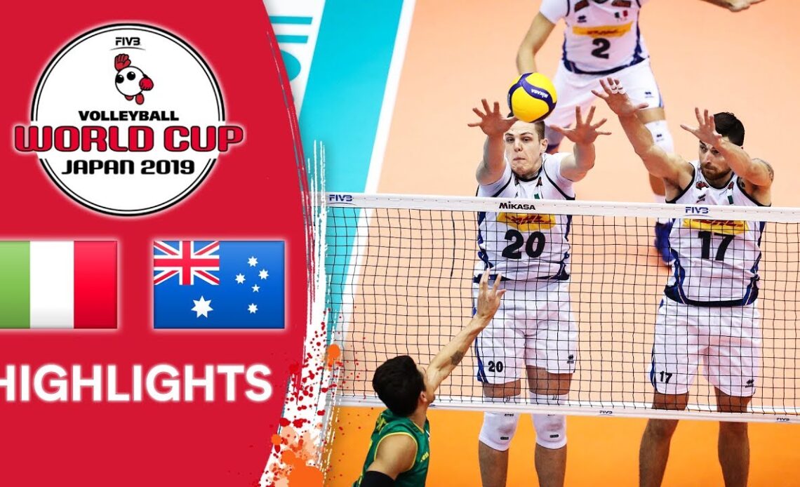 ITALY vs. AUSTRALIA - Highlights | Men's Volleyball World Cup 2019