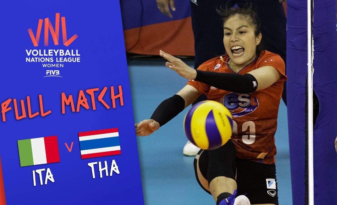 Italy 🆚 Thailand - Full Match | Women’s Volleyball Nations League 2019