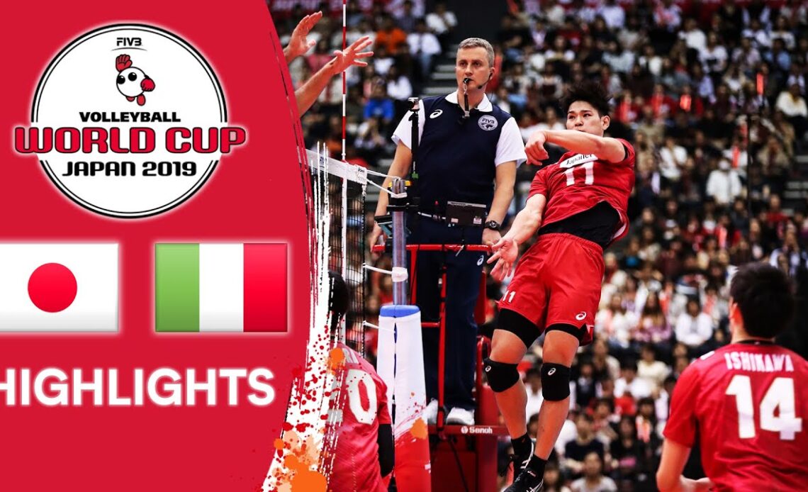 JAPAN vs. ITALY - Highlights | Men's Volleyball World Cup 2019