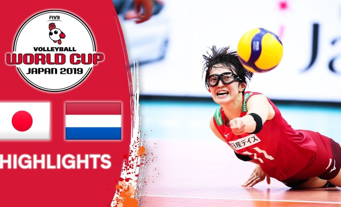 JAPAN vs. NETHERLANDS - Highlights | Women's Volleyball World Cup 2019