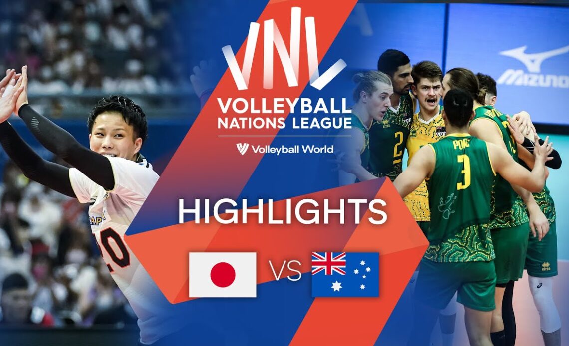 🇯🇵 JPN vs. 🇦🇺 AUS - Highlights Week 3 | Men's VNL 2022