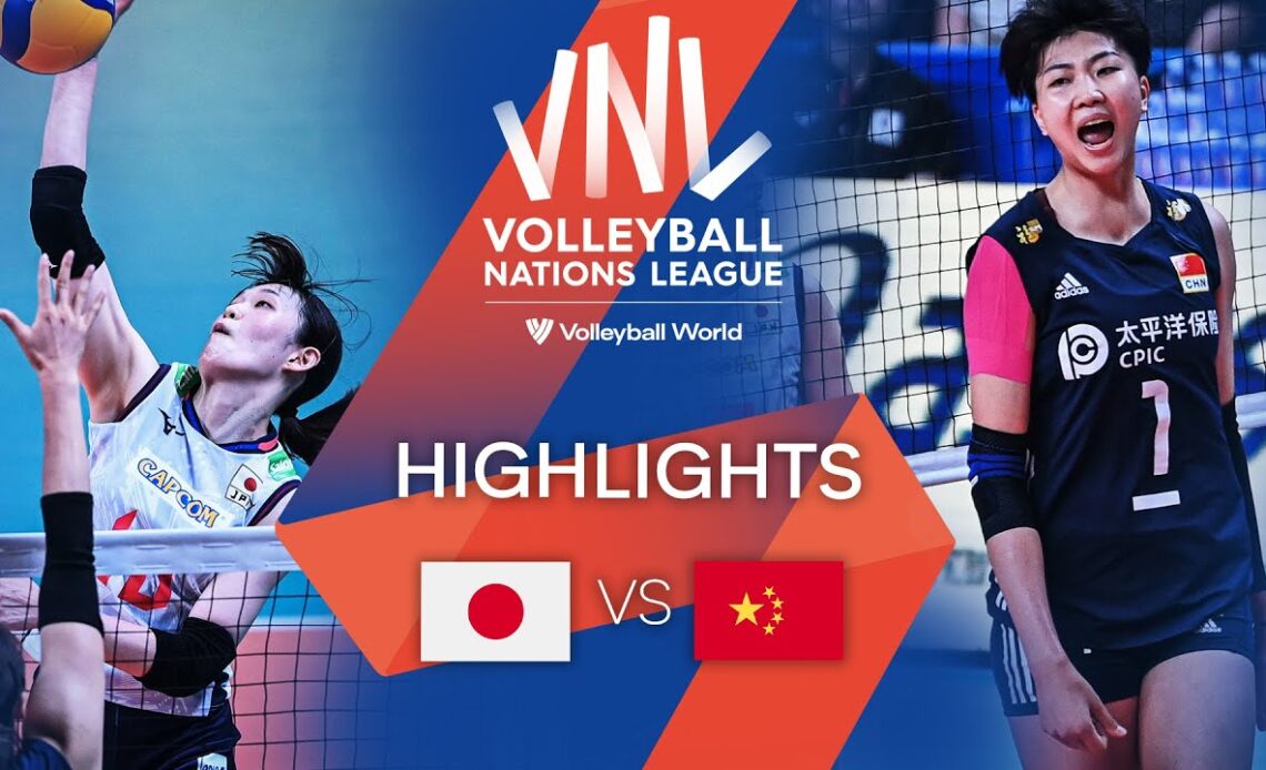 🇯🇵 JPN vs. 🇨🇳 CHN - Highlights Week 2 | Women's VNL 2022