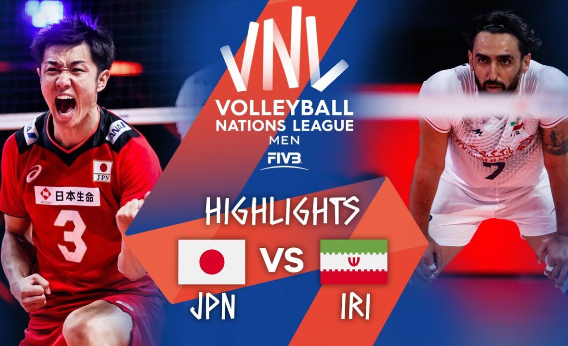 JPN vs. IRI - Highlights Week 1 | Men's VNL 2021