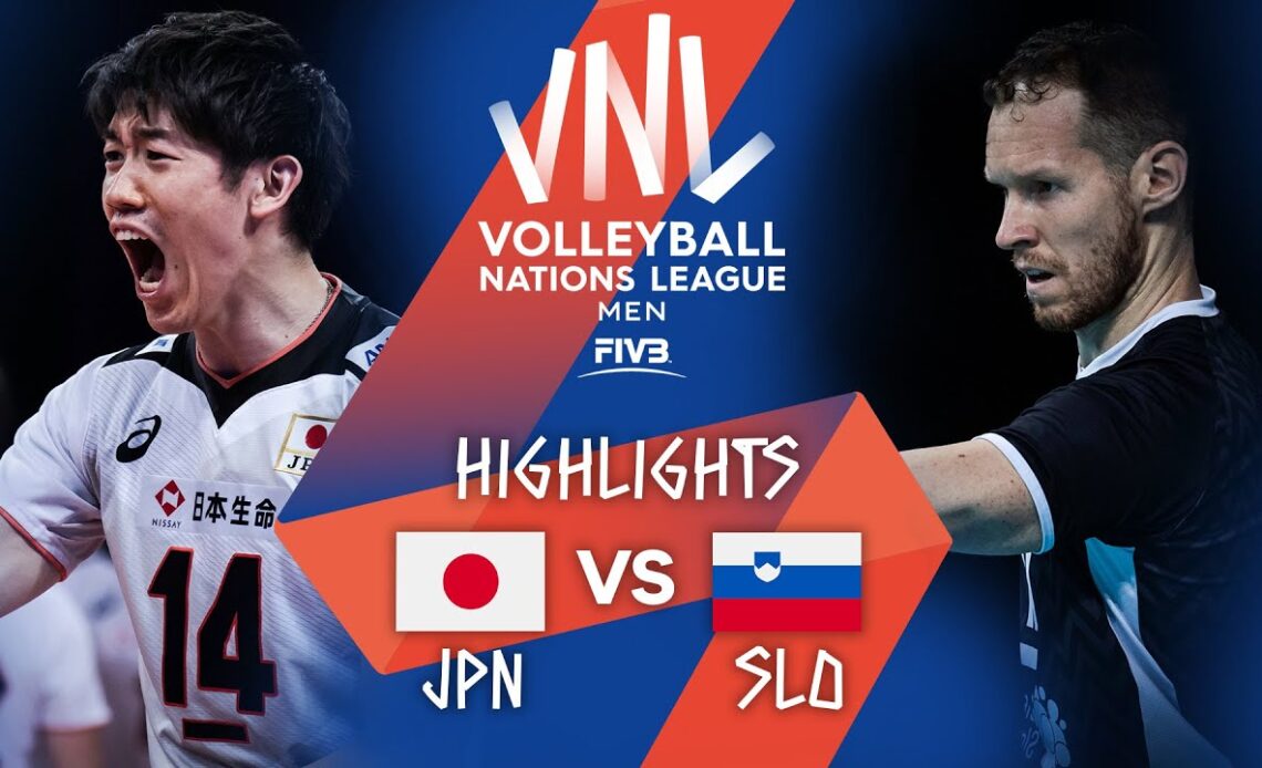 JPN vs. SLO - Highlights Week 5 | Men's VNL 2021