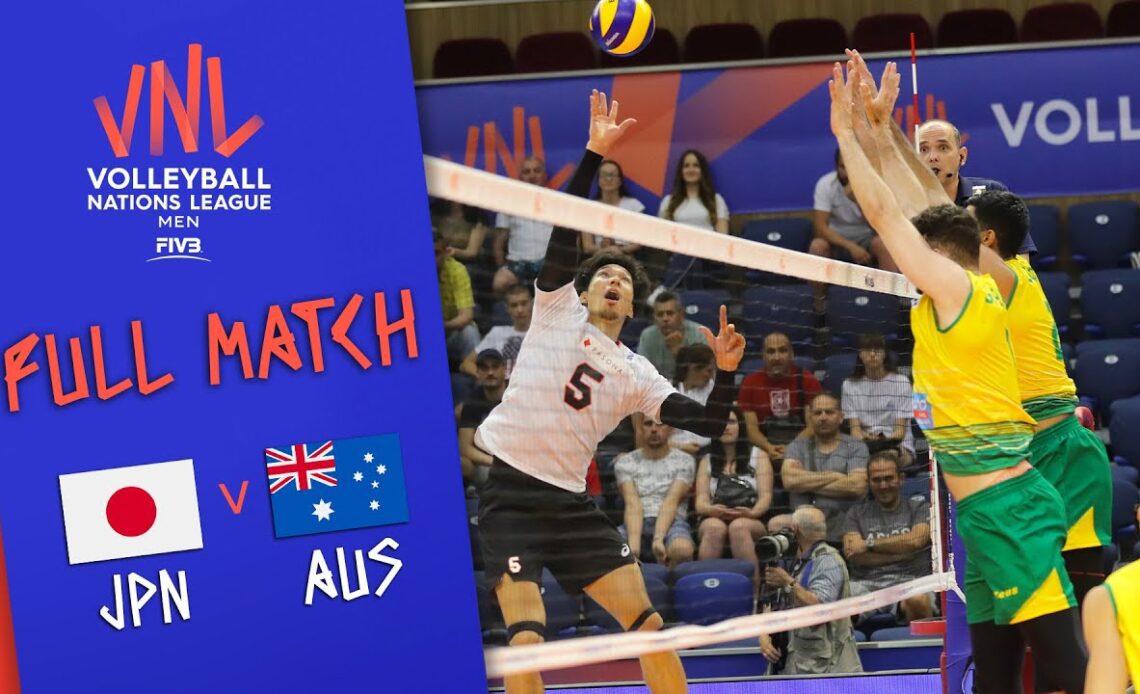 Japan 🆚 Australia - Full Match | Men’s Volleyball Nations League 2019