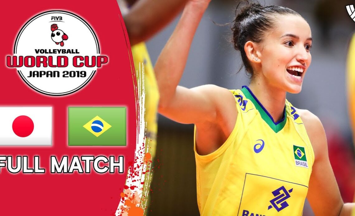 Japan 🆚 Brazil - Full Match | Women’s Volleyball World Cup 2019